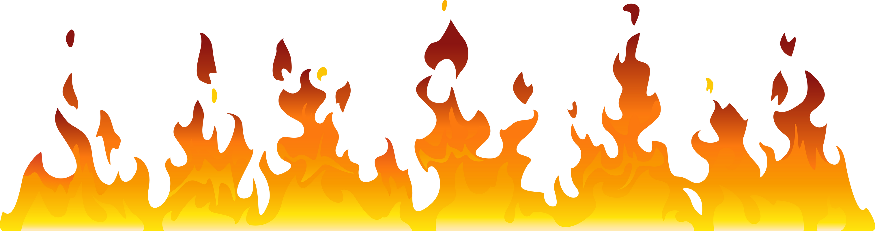 Fire flame wall burning trail